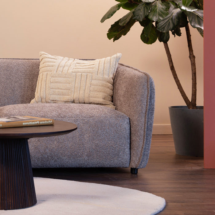 by fonQ Soft 3-zitsbank - Bouclé - Taupe