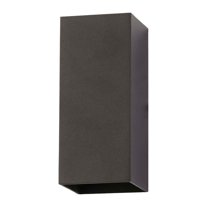 Searchlight Wall Wandlamp Vierkant - H 15,4 cm - Zwart