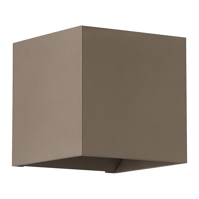 Searchlight Wall Wandlamp Vierkant - H 9,7 cm - Latte