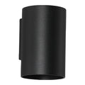 Searchlight Wall Wandlamp Cilinder - H 10 cm - Zwart