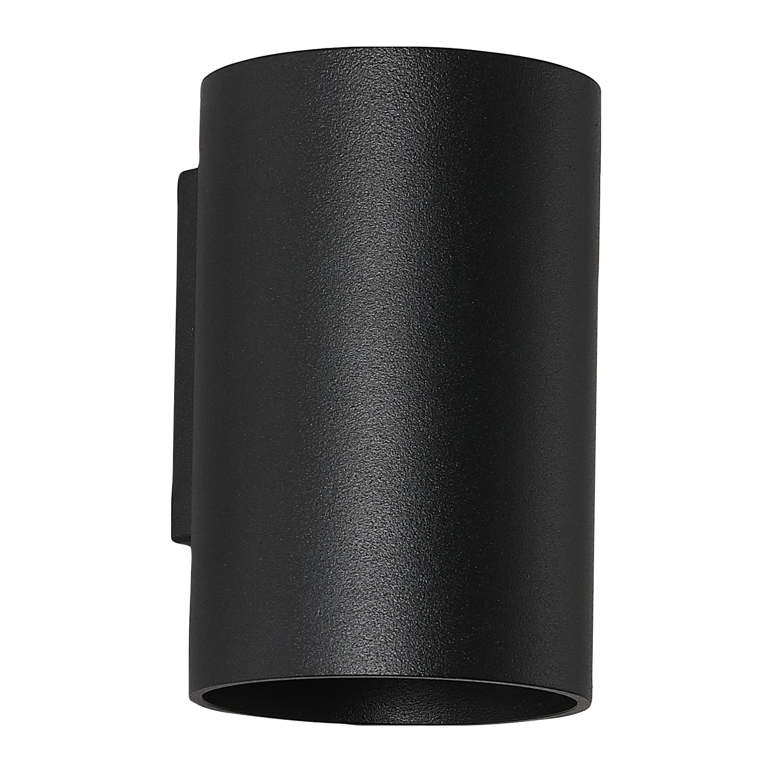 Searchlight Wall Wandlamp Cilinder - H 10 cm - Zwart