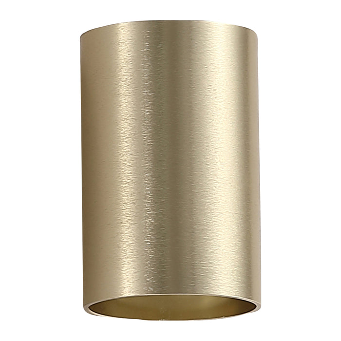 Searchlight Wall Wandlamp Cilinder - H 10 cm - Goud