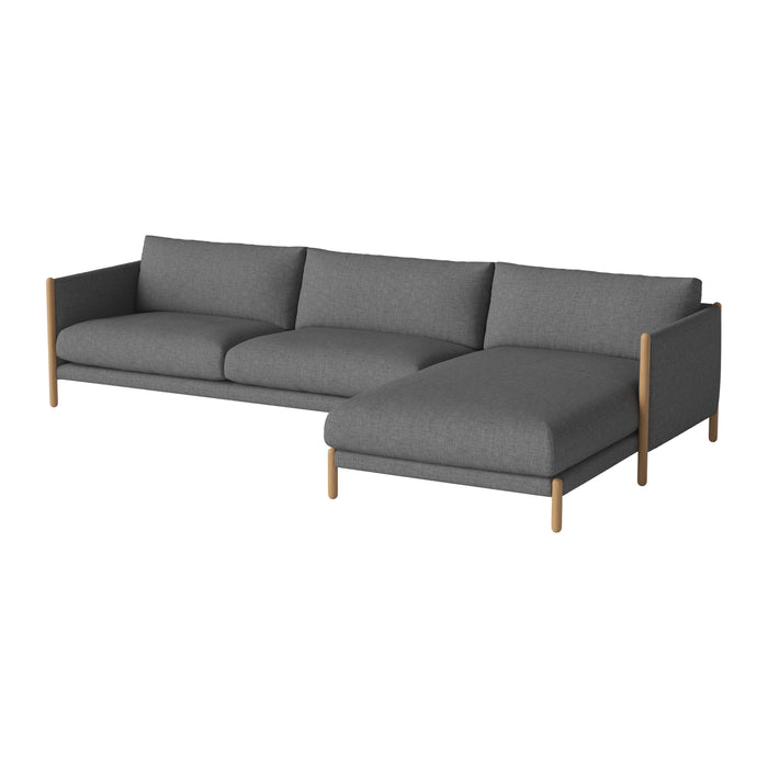 Bolia Hayden Hoekbank met Chaise Longue Rechts - Blue Grey