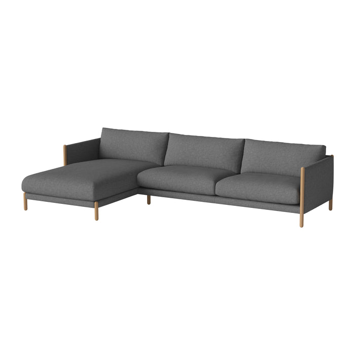 Bolia Hayden Hoekbank met Chaise Longue Links - Blue Grey