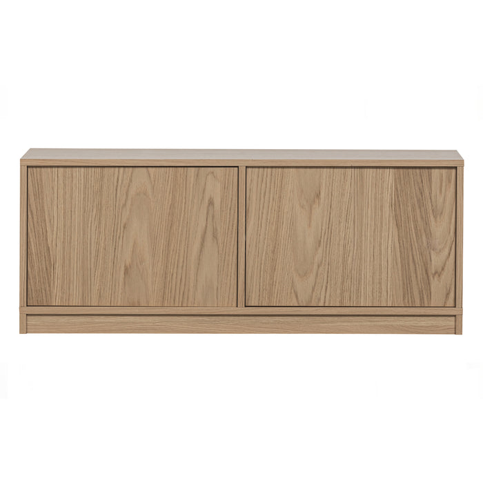 vtwonen Modulair Onderkast Eikenhout Fineer - Dubbel - B 110 cm