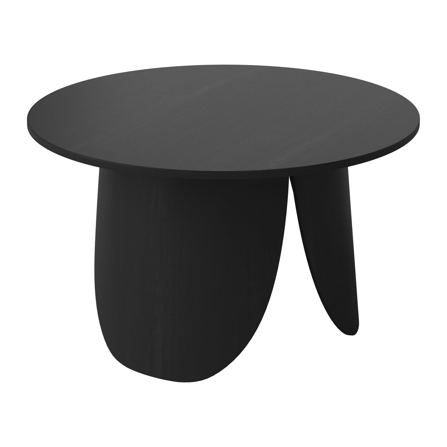 Bolia Peyote Salontafel - H 45 x Ø 80 cm - Zwart Gebeitst Gelakt Eiken