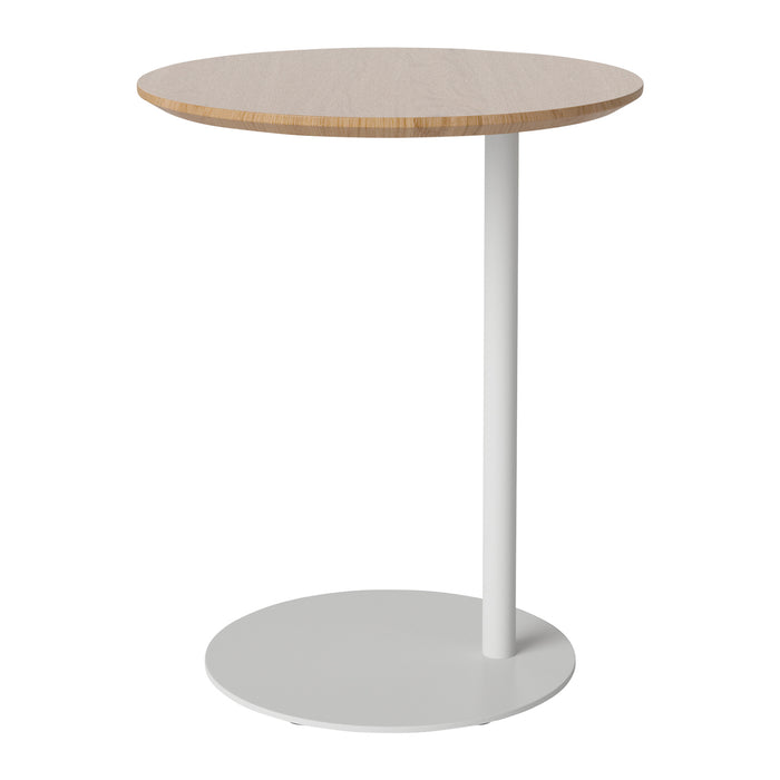 Bolia Pillar Bijzettafel - Geolied Eiken - Grijs Staal