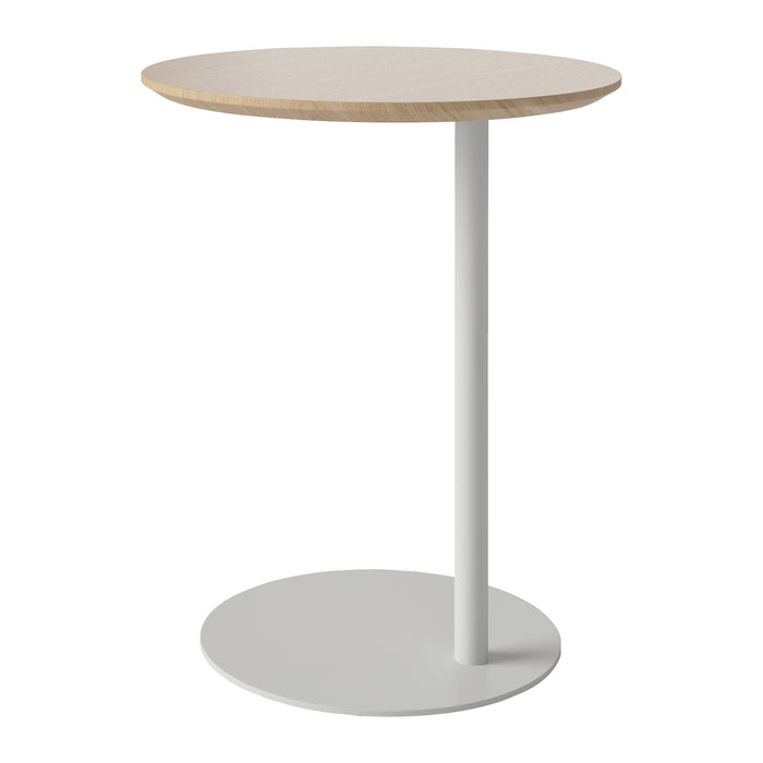 Bolia Pillar Bijzettafel - Witgepigmenteerd Geolied Eiken - Grijs Staal