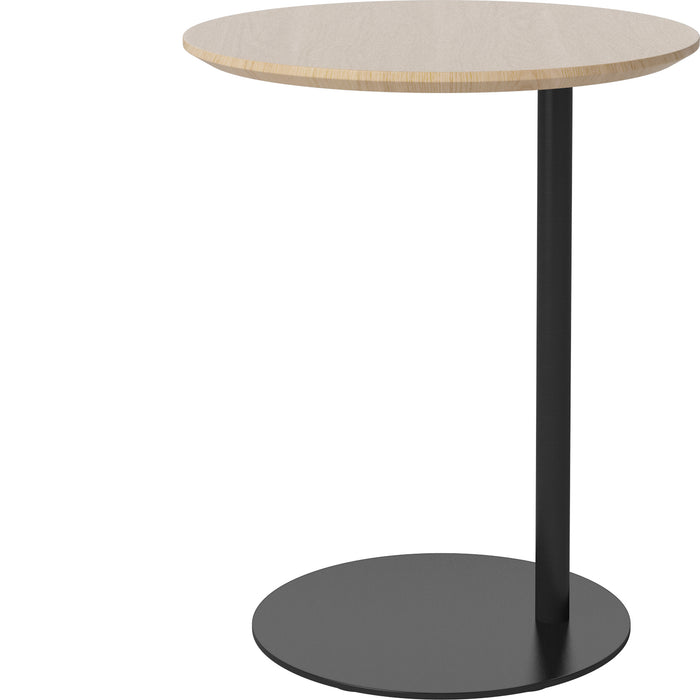 Bolia Pillar Bijzettafel - Witgepigmenteerd Geolied Eiken - Zwart Staal