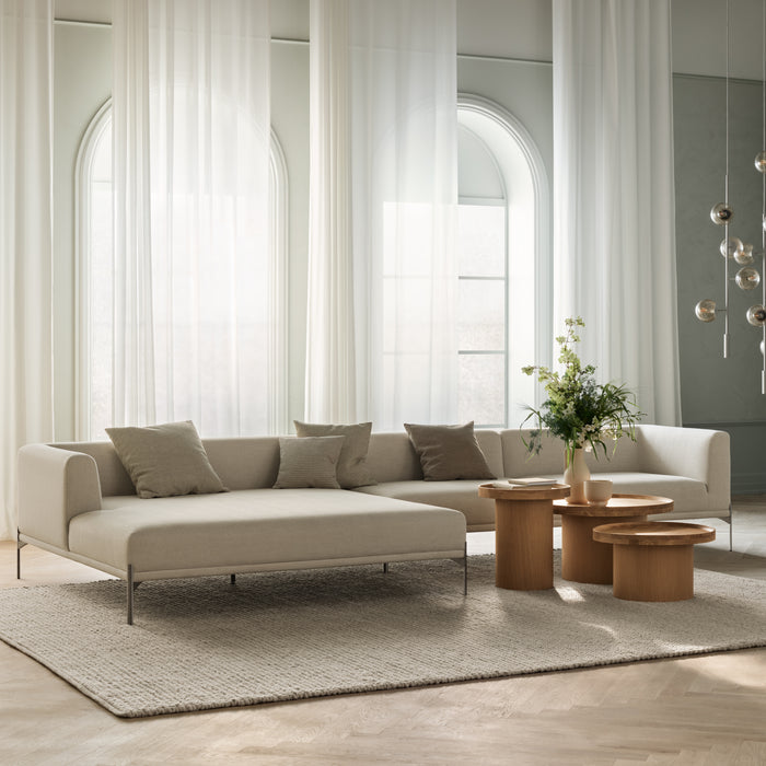 Bolia Plateau Bijzettafel - H 52 x Ø 48 cm - Gelakt Eiken