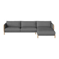 Bolia Hayden Hoekbank met Chaise Longue Rechts - Blue Grey