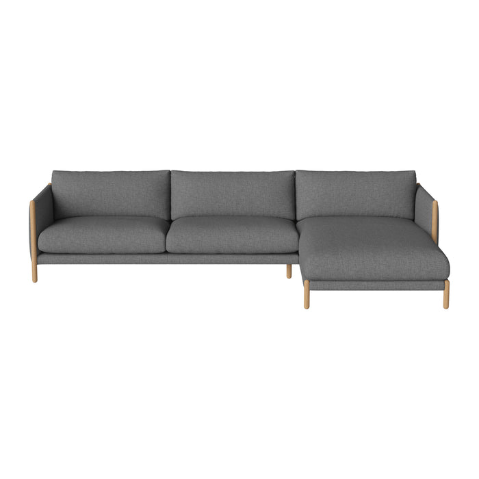 Bolia Hayden Hoekbank met Chaise Longue Rechts - Blue Grey