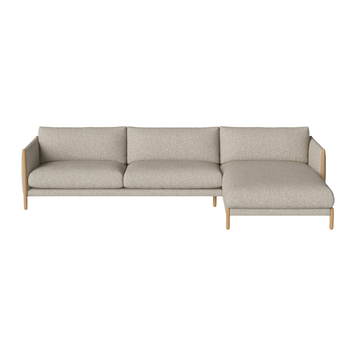 Bolia Hayden Hoekbank met Chaise Longue Rechts - Dark Beige