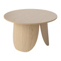 Bolia Peyote Salontafel - H 45 x Ø 80 cm - Witgepigmenteerd Gelakt Eiken