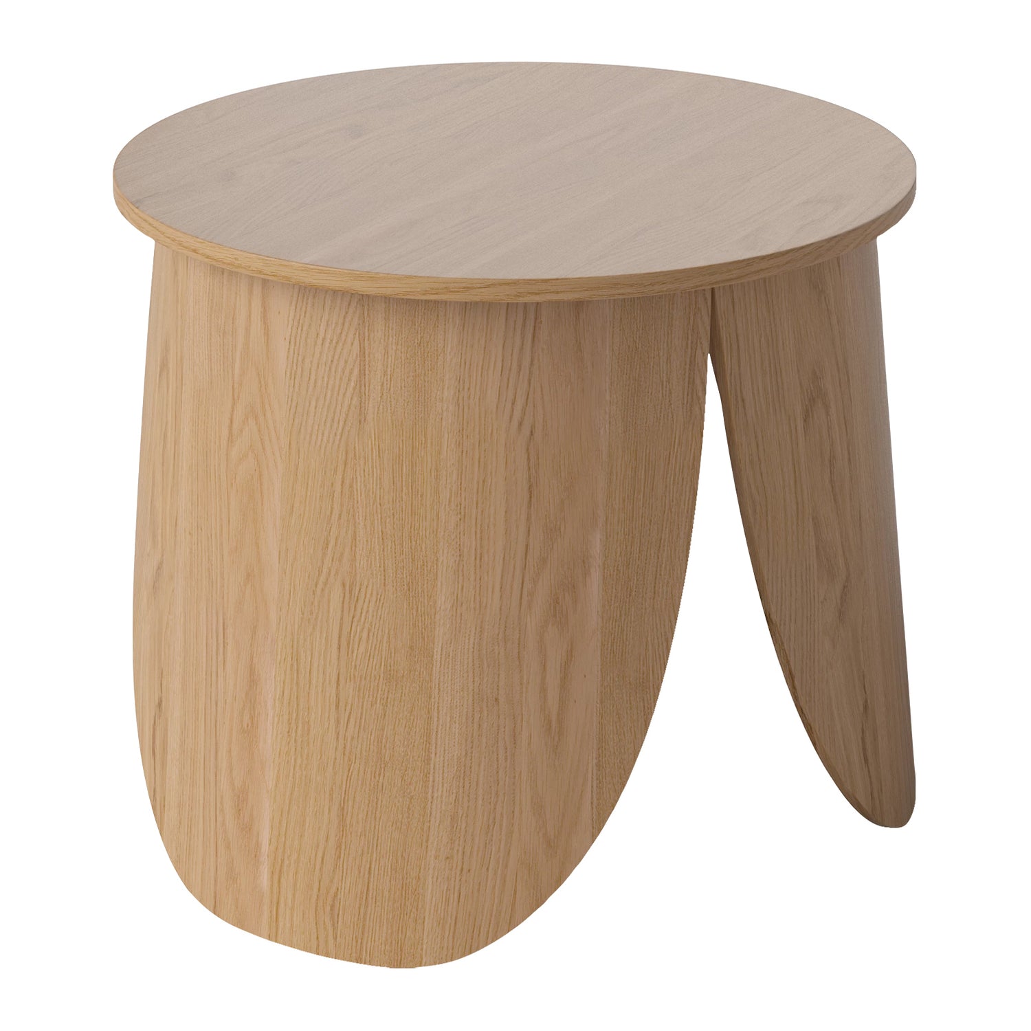 Bolia Peyote Salontafel - H 45 x Ø 56 cm - Gelakt Eiken