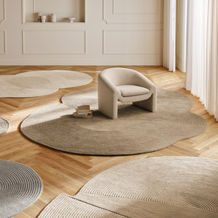 Bolia Zen Vloerkleed 300 x 400 cm - Shaped - Dark Beige