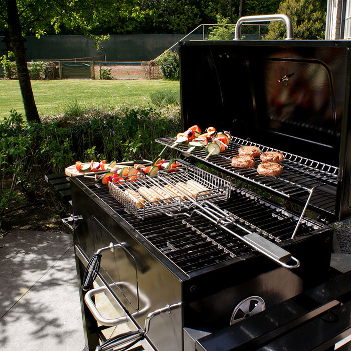Patton | Multi grill | RVS met Houten Handgreep