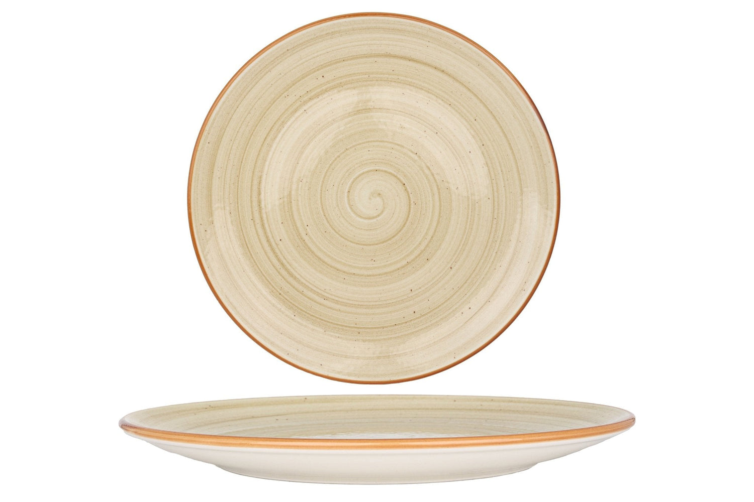 Bonna Dinerbord - Aura Terrain - Porselein - 27 cm - set van 6