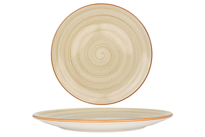Bonna Dinerbord - Aura Terrain - Porselein - 27 cm - set van 6