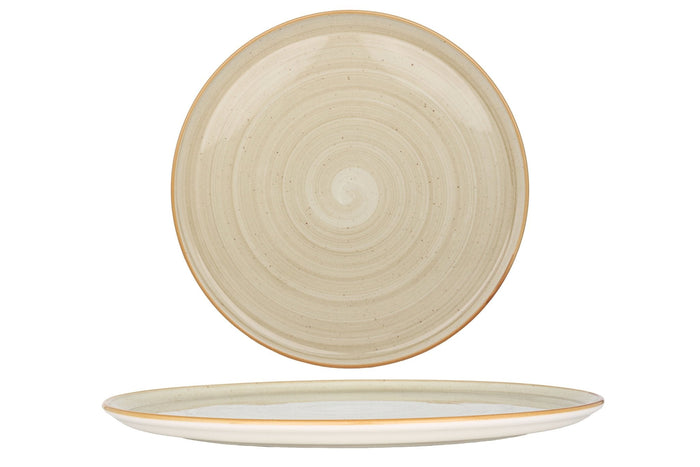 Bonna Pizzabord - Aura Terrain - Porselein - 32 cm - set van 2