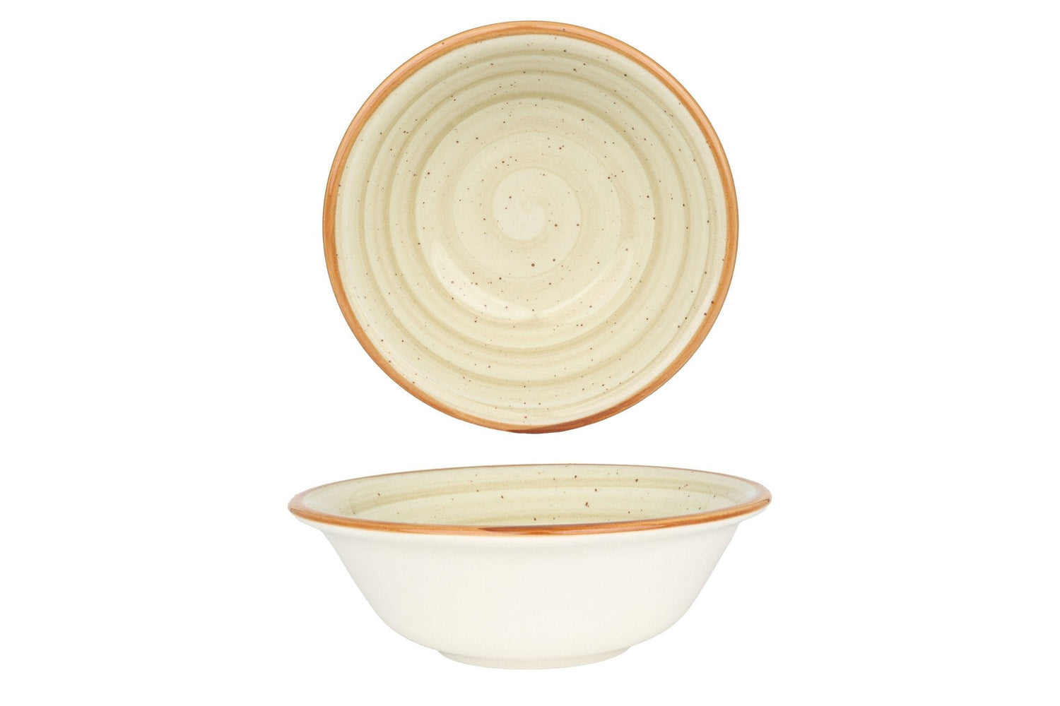 Bonna Kommetje - Aura Terrain - Porselein - 16 cm (400cc) - set van 6