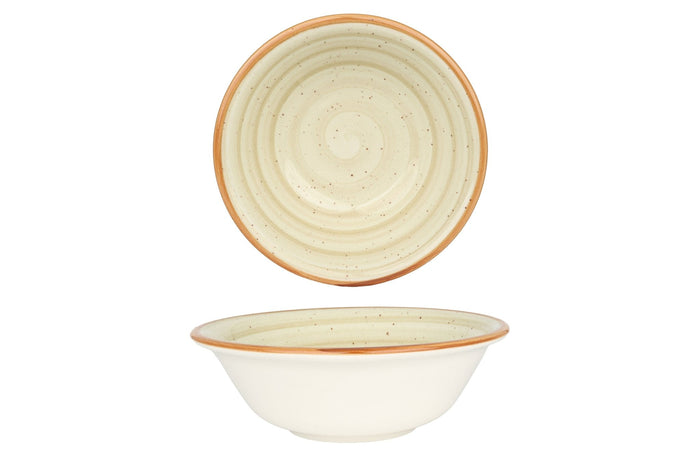 Bonna Kommetje - Aura Terrain - Porselein - 16 cm (400cc) - set van 6