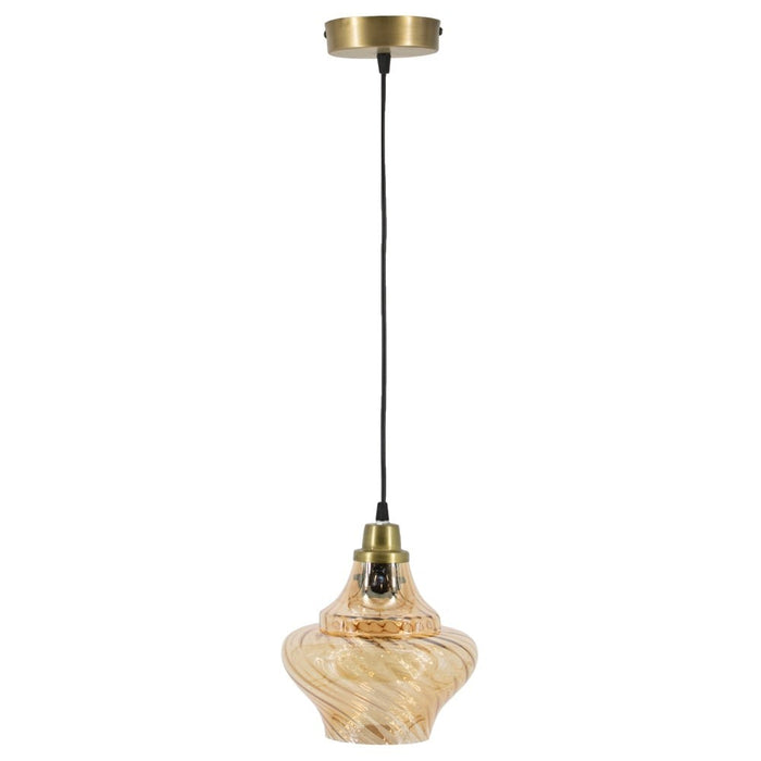 Hanglamp Eetkamer Woonkamer Slaapkamer - Vintage - Goud - 21 cm