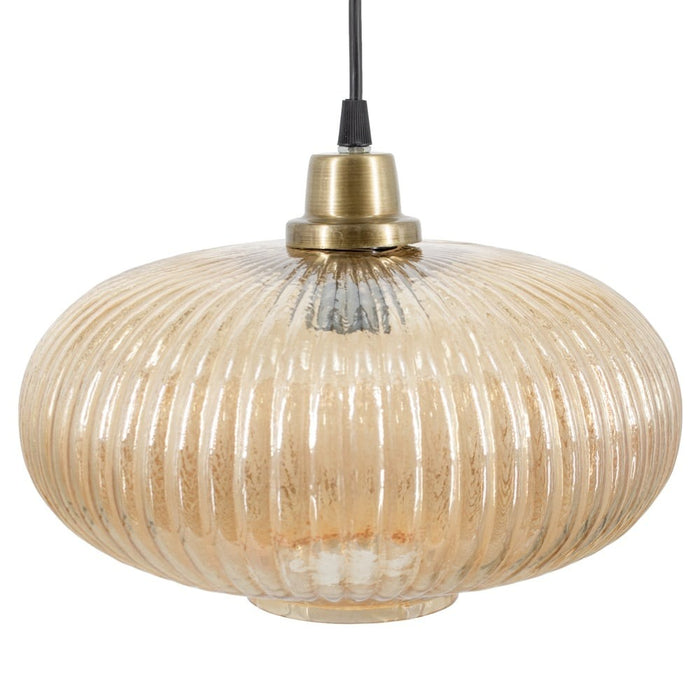 Hanglamp Eetkamer Woonkamer Slaapkamer - Vintage - Goud - 29 cm