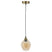 Hanglamp Eetkamer Woonkamer Slaapkamer - Vintage - Goud - 17 cm