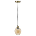 Hanglamp Eetkamer Woonkamer Slaapkamer - Vintage - Goud - 17 cm