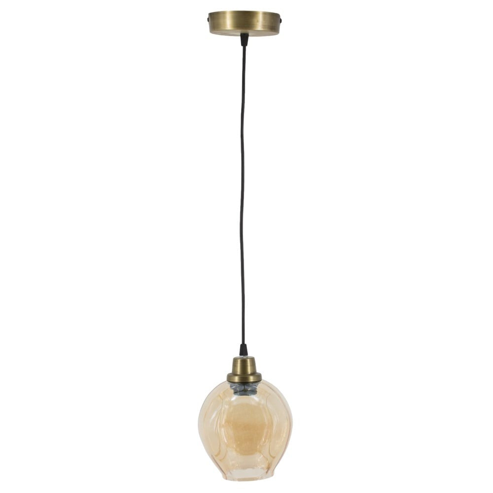 Hanglamp Eetkamer Woonkamer Slaapkamer - Vintage - Goud - 17 cm