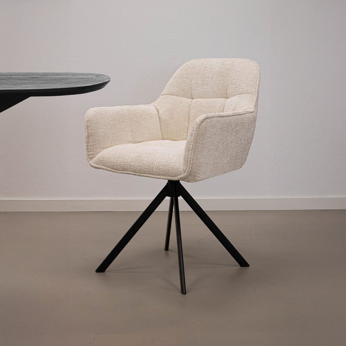 Kick draaistoel Luc - Crème