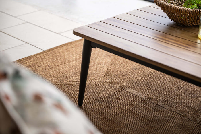 GI Bali loungeset (4-delig) - Naturel Rotan|Carbon Black