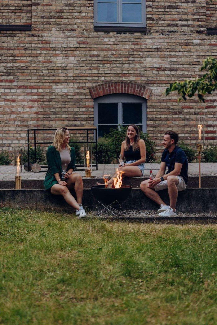 Höfats - Spin Sfeerlantaarn Grondpen Beide Maten 3-delig Eiken