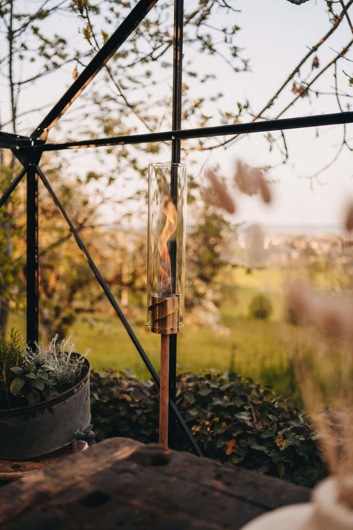 Höfats - Spin Sfeerlantaarn Grondpen Beide Maten 3-delig Eiken