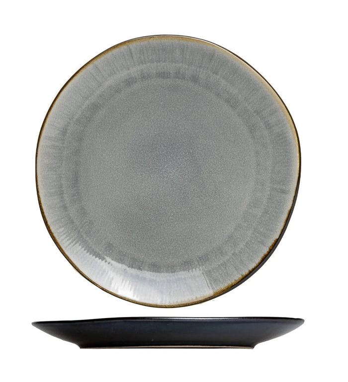 Cookinglife Ontbijtborden | Dessertborden Nola Warm Grey ø 21 cm - 6 stuks