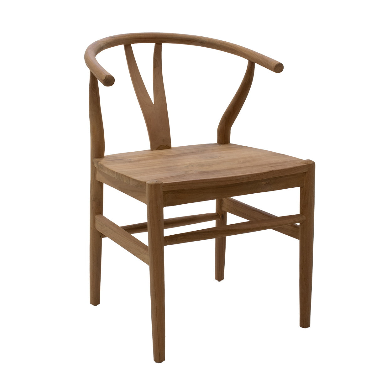 DÉJA Living - Tuinstoel - Naturel Teakhout - Zithoogte 47cm - Skye - Set van 2