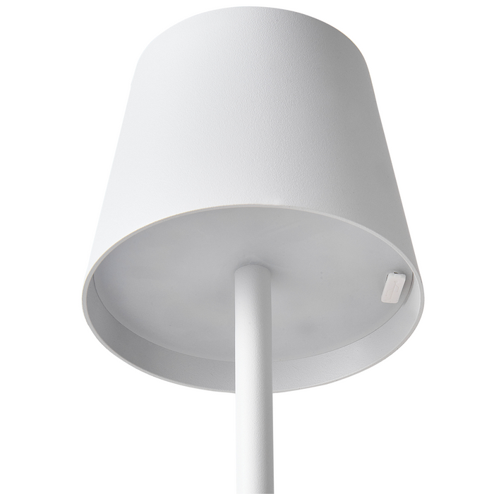 Beliani - BACEIRO - Tafellamp - Wit - Aluminium