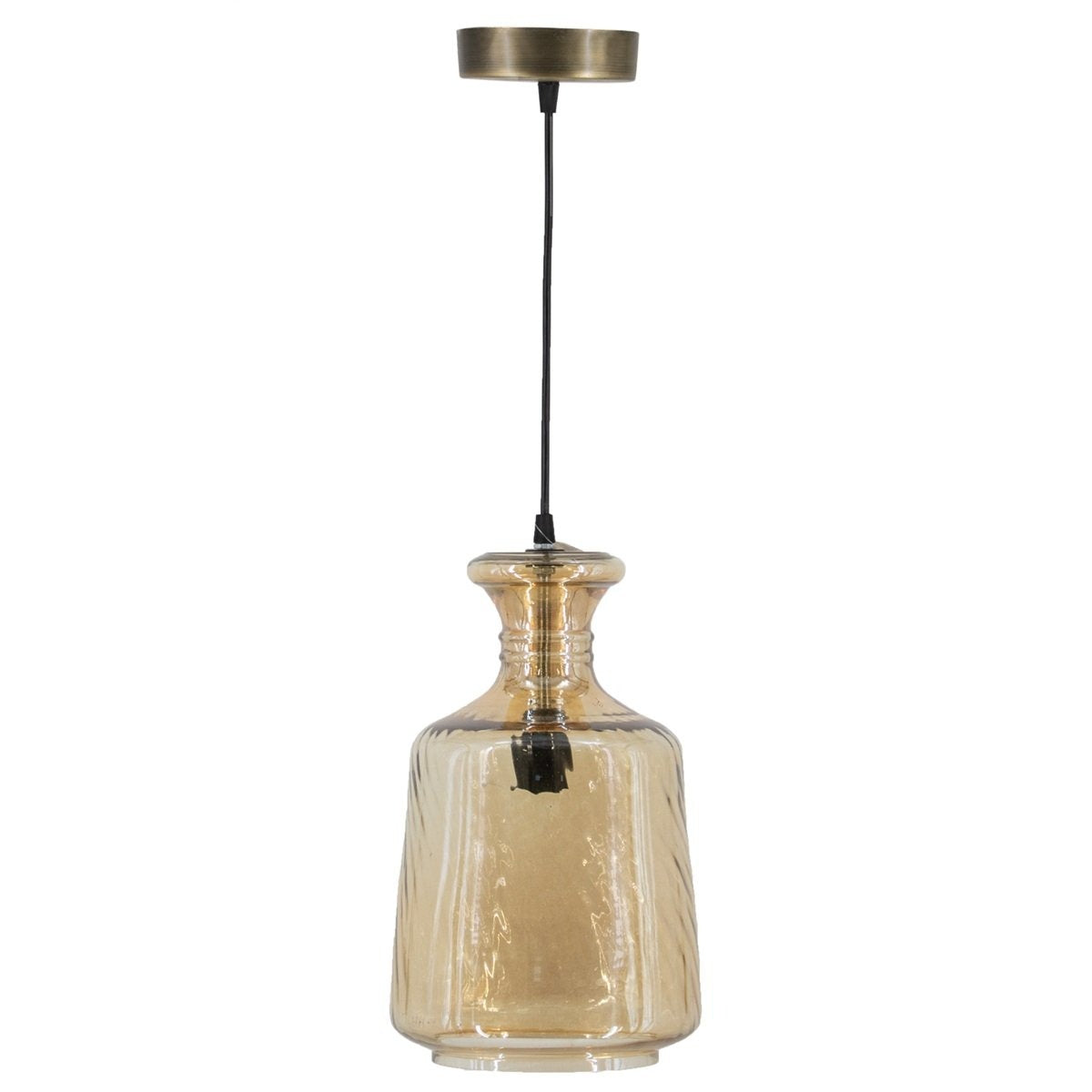 Hanglamp Eetkamer Woonkamer Slaapkamer - Vintage - Goud - 34 cm
