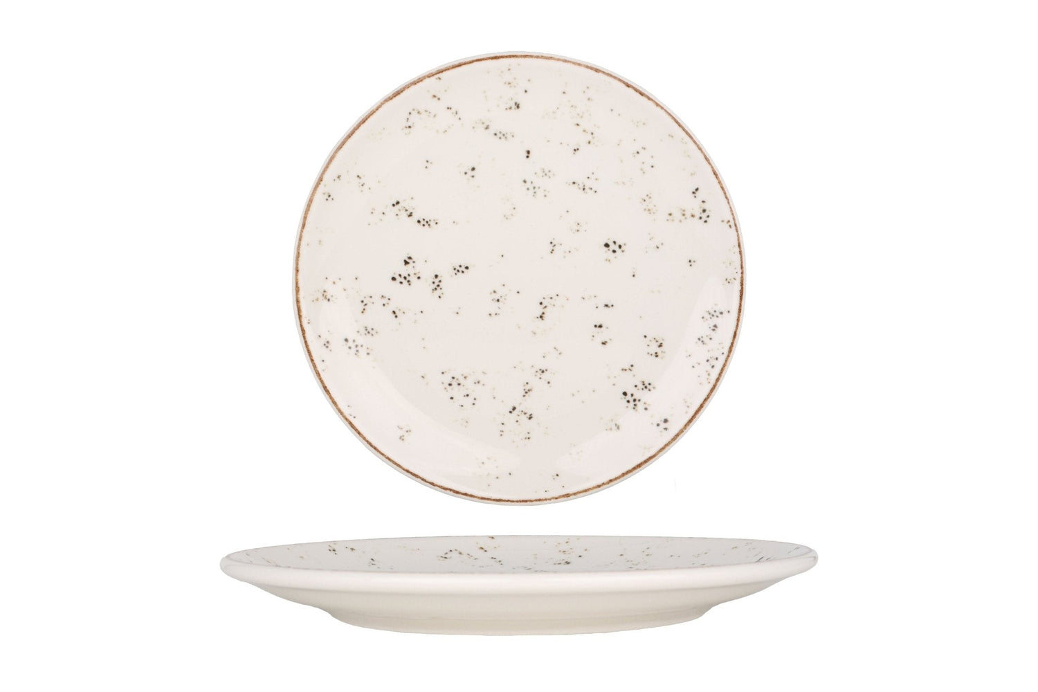 Bonna Gebaksbord - Grain - Porselein - 19 cm - set van 6