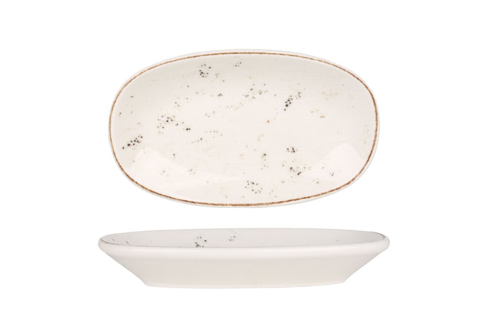 Bonna Serveerschaal - Grain - Porselein - 15x8.5 cm - set van 4