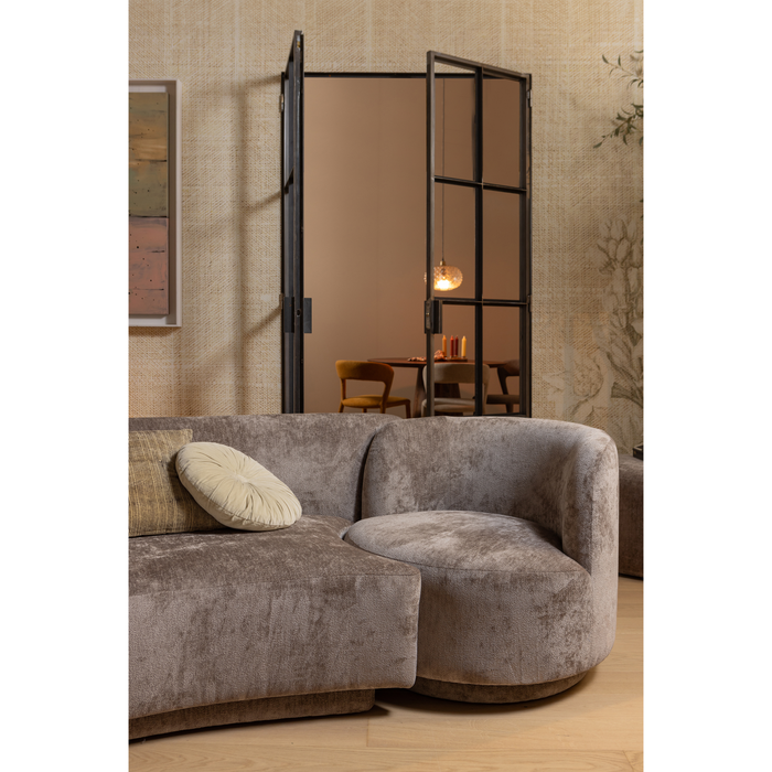 WOOOD Combi-Popular Modulaire Bank - Chenille - Taupe - 72x345x97