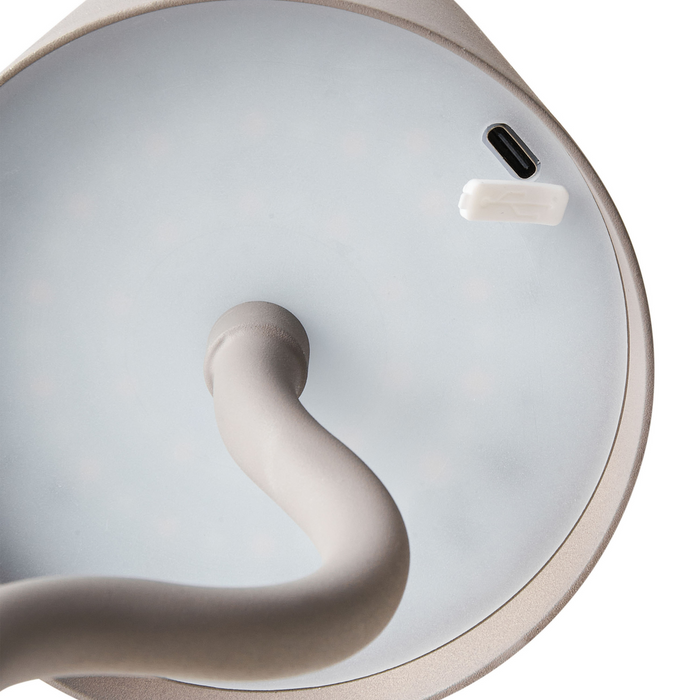 Beliani - VOUGA - Tafellamp - Beige - Aluminium|IJzer