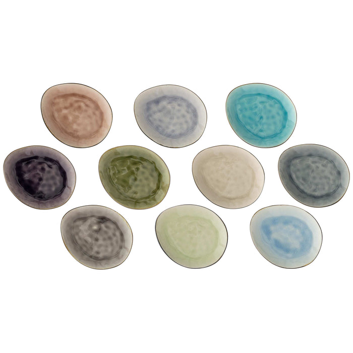 Cosy & Trendy Ontbijtborden | Dessertborden Streetfood 19.5 x 16 cm - 10 Stuks