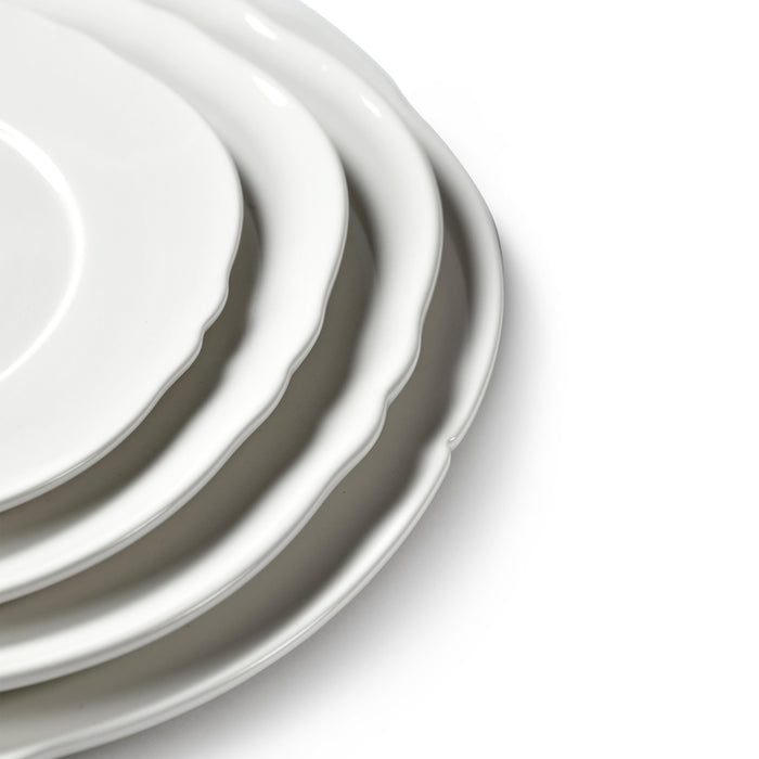 SERAX - Sergio Herman - Silhouette Ontbijtbord - Wit - Set van 4