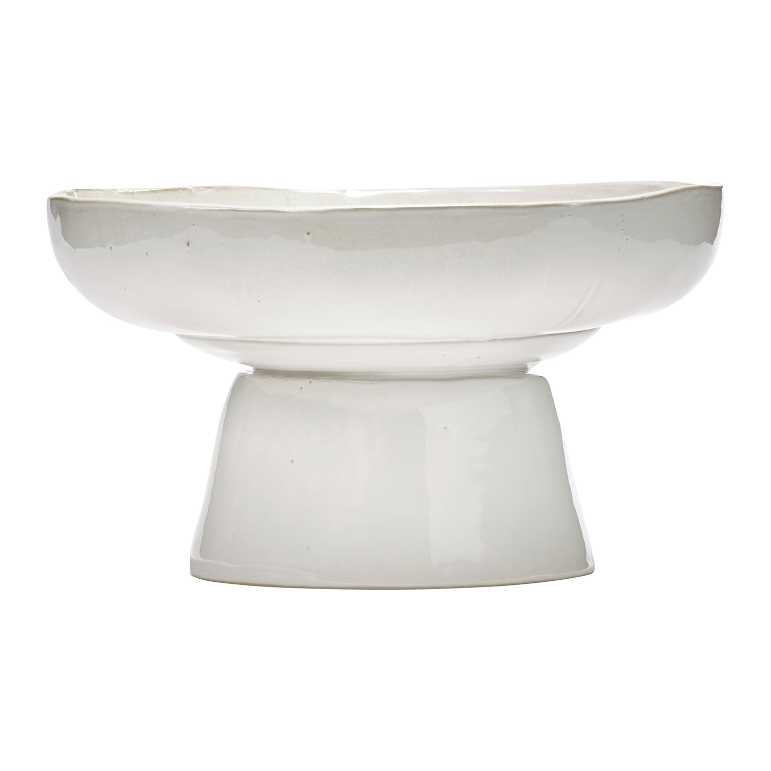 SERAX - Marie Michielssen - La Mère Serveerschaal op Voet - Off-White