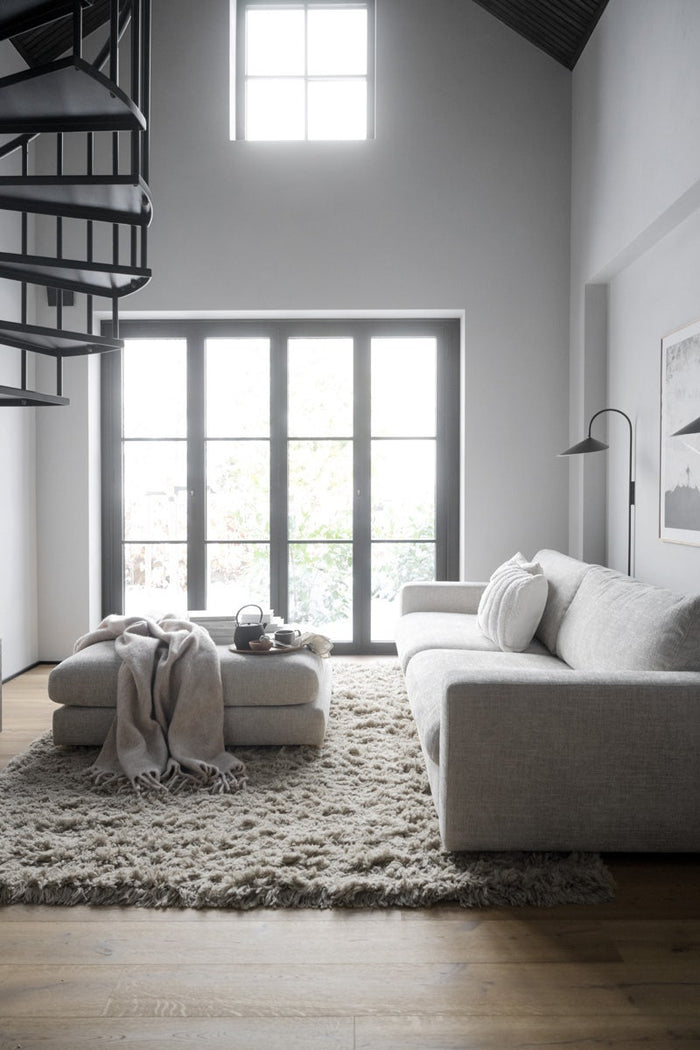 Rowico Home Duncan 3-Zits Bank - Lichtgrijze Stof