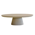 Giga Meubel - Salontafel Cleo Ovaal Beige 130cm