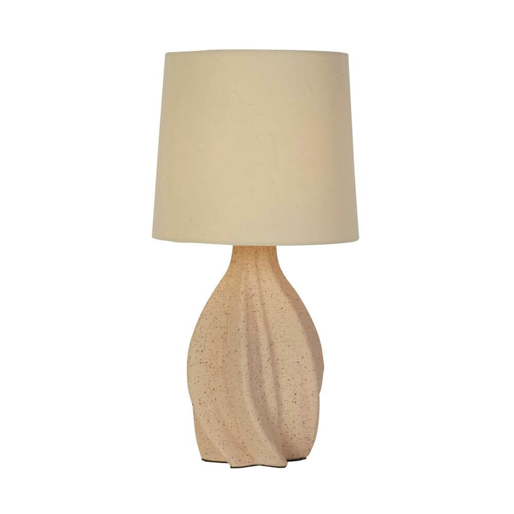 Searchlight Twist Tafellamp -  Crème