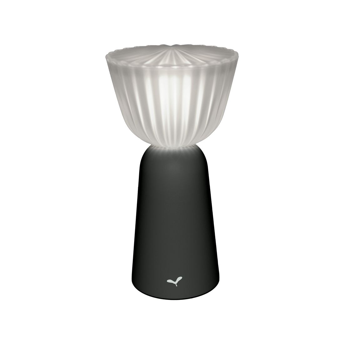 Fermob Swiing - draadloze tafellamp - outdoor - H 20 cm - Carbone